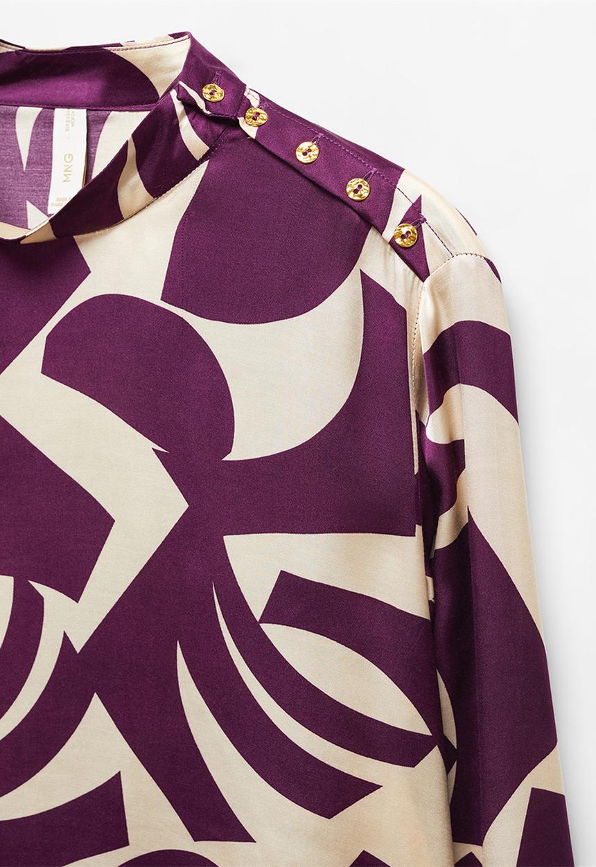MANGO - Plus blouse murcia - dark red