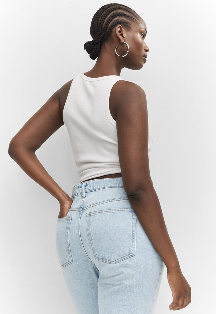 MANGO - Plus jeans irene - open blue