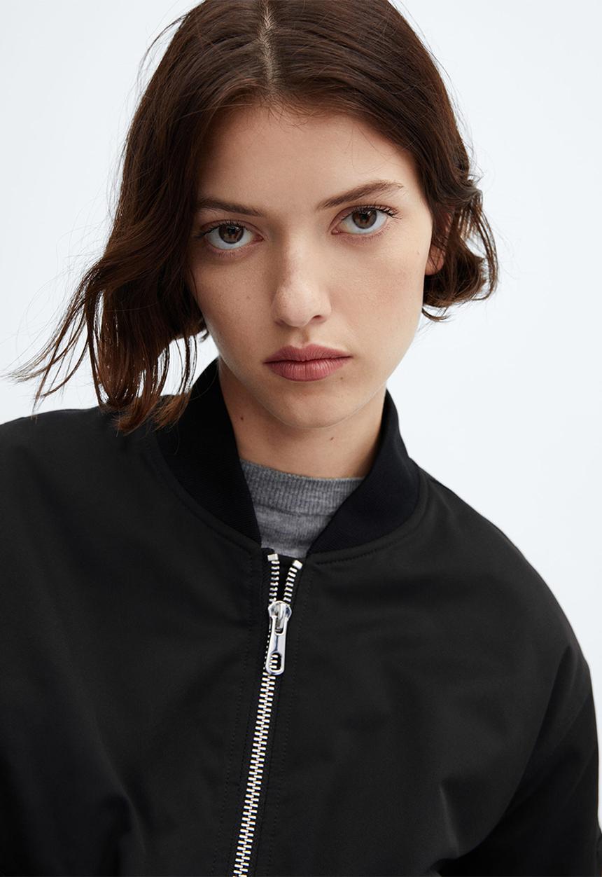 MANGO - Jacket alfa - black