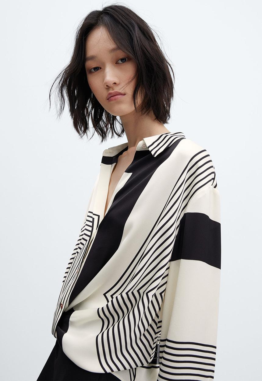 MANGO - Shirt lana - light beige