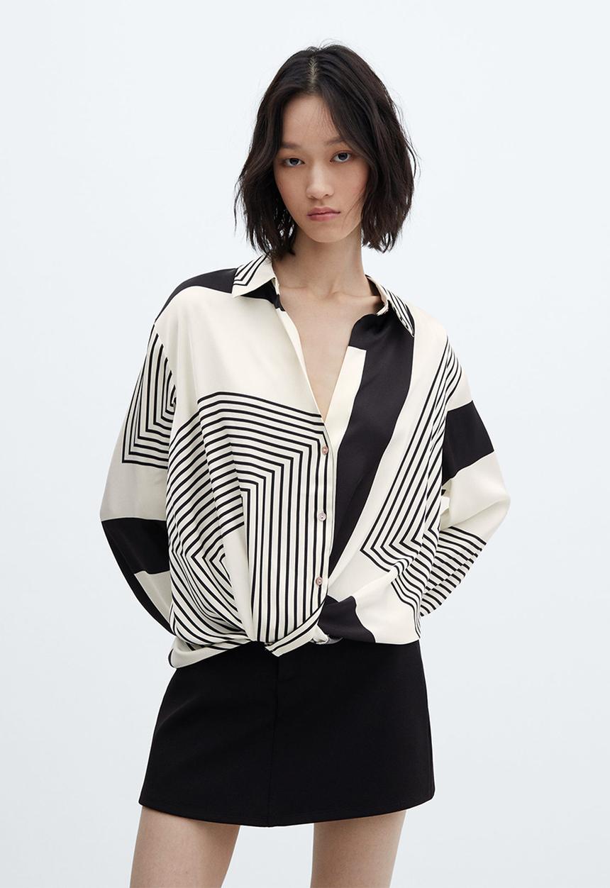MANGO - Shirt lana - light beige