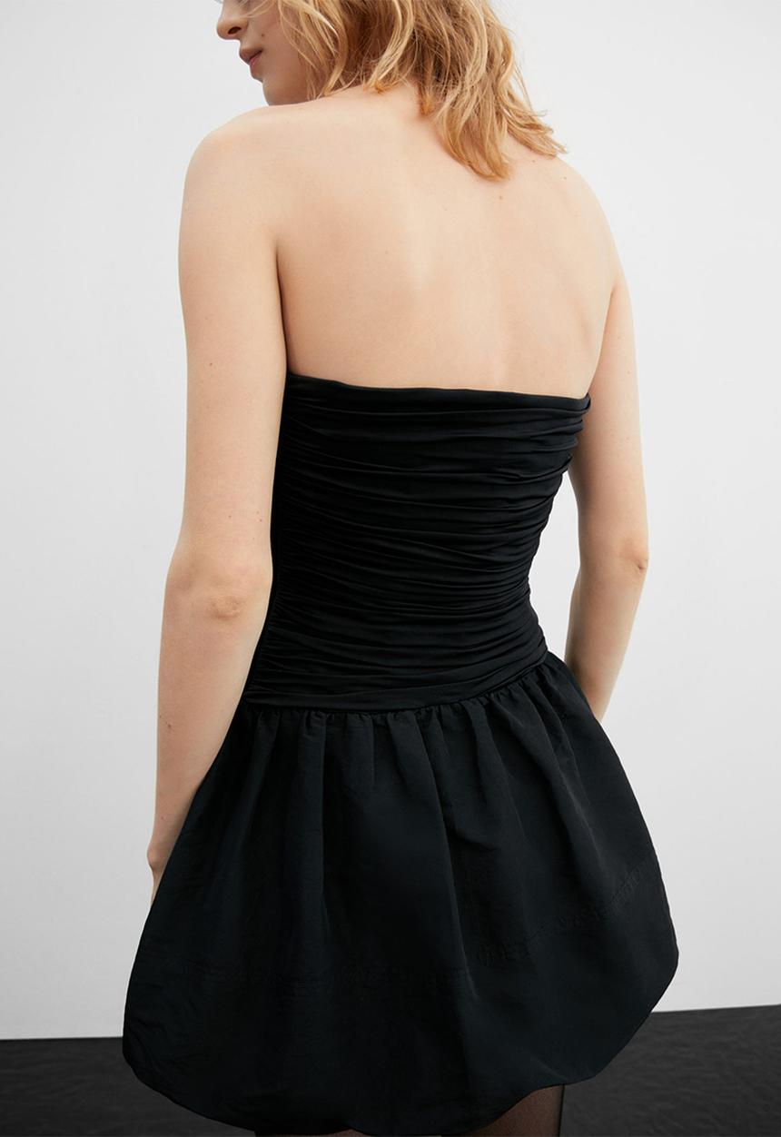 MANGO - Dress bubble - black