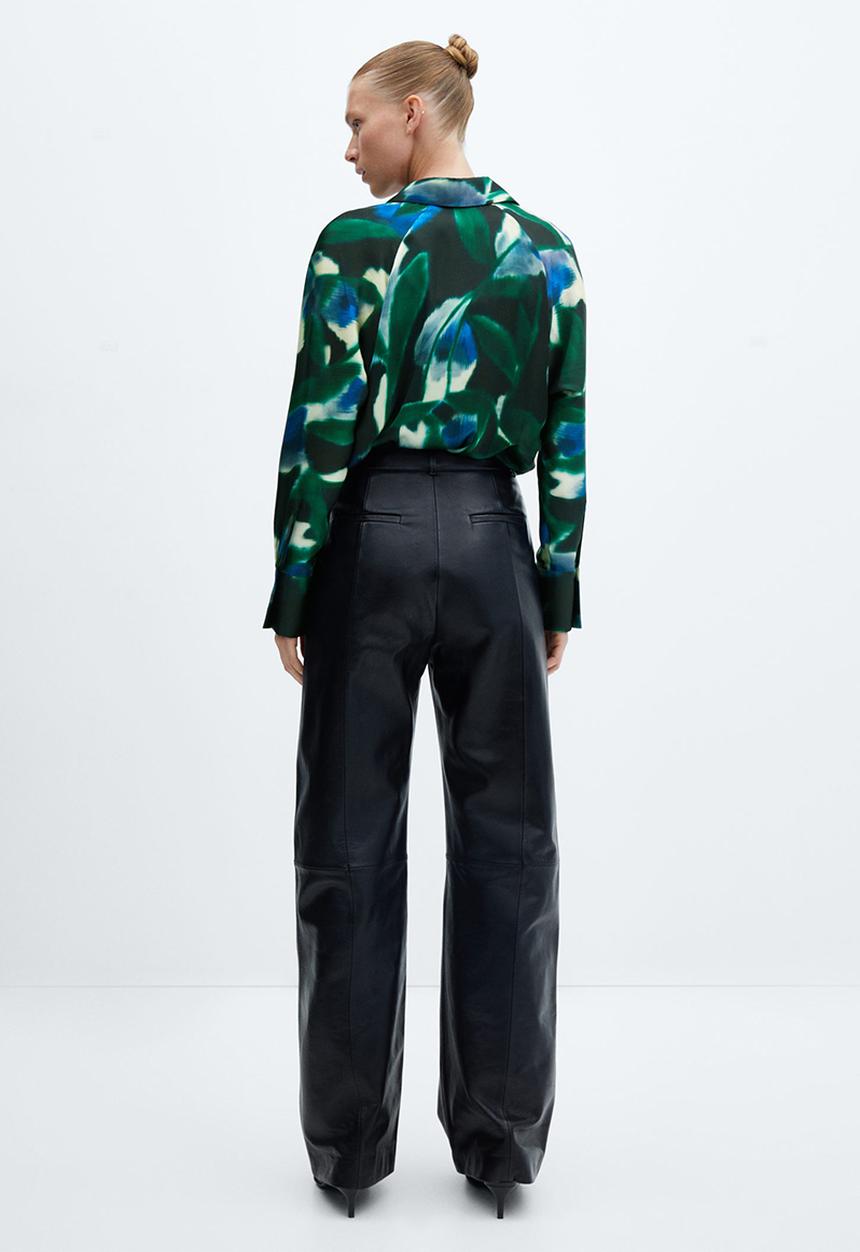 MANGO - Shirt guillem - green