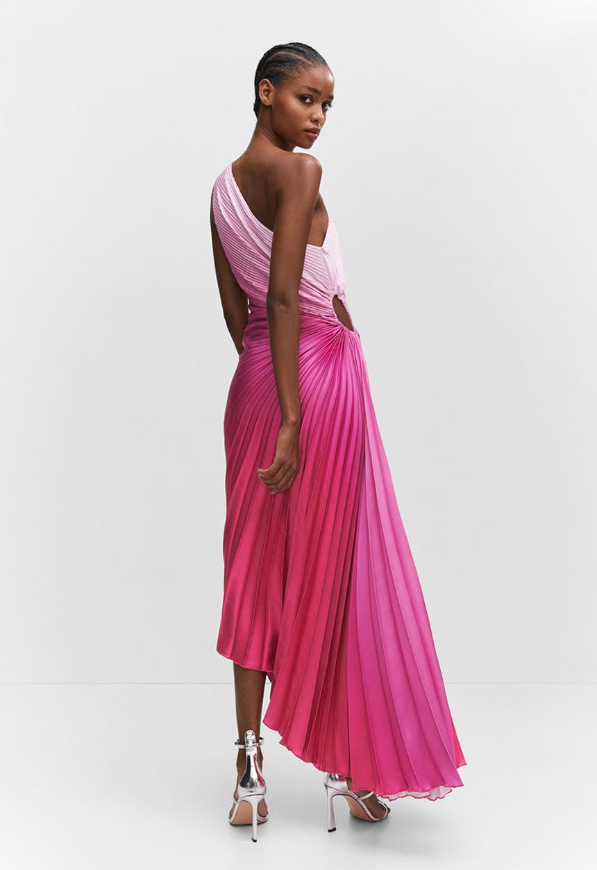 MANGO - Dress claudi - bright pink