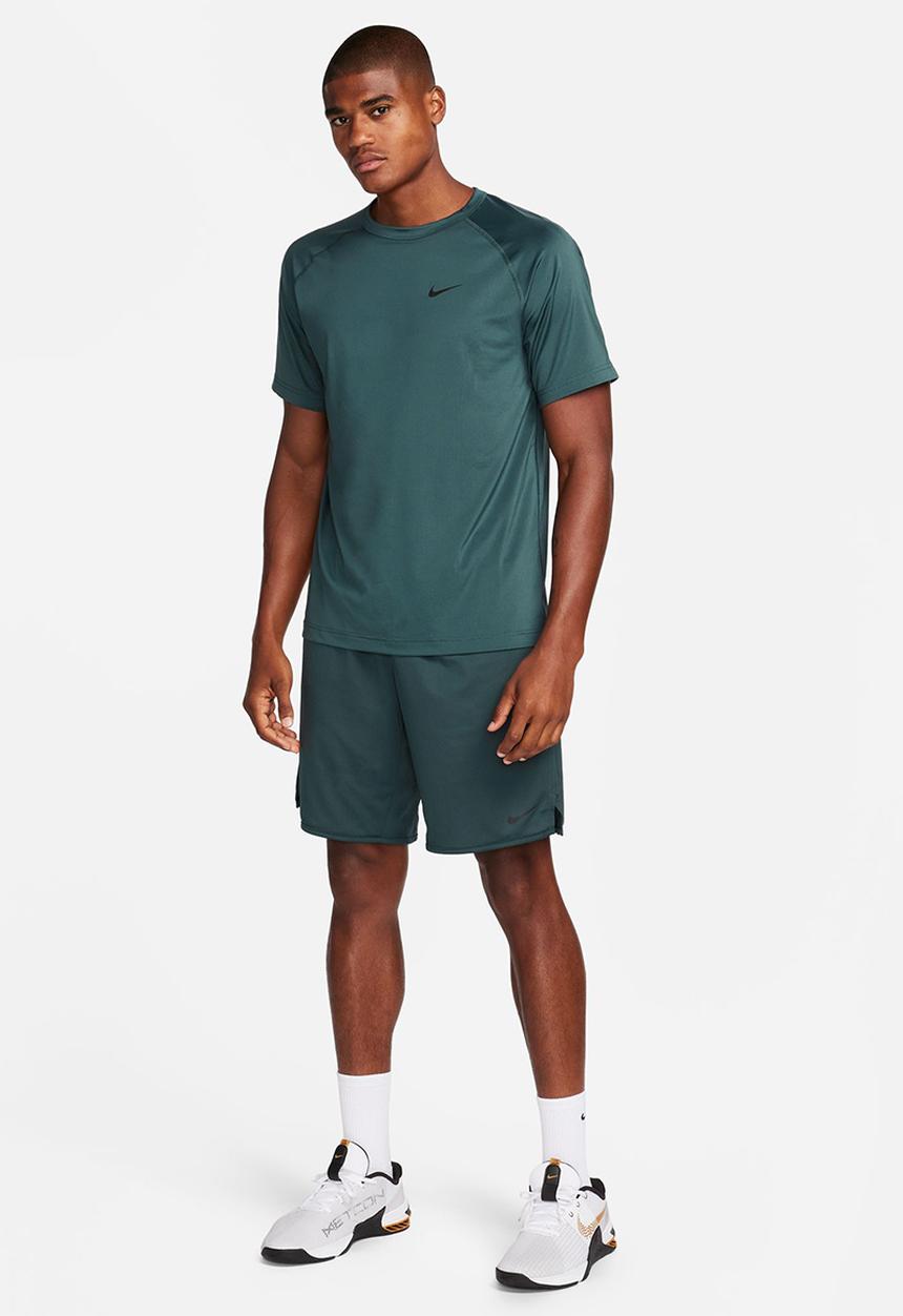 Nike - M nk ready short sleeve - deep jungle & black