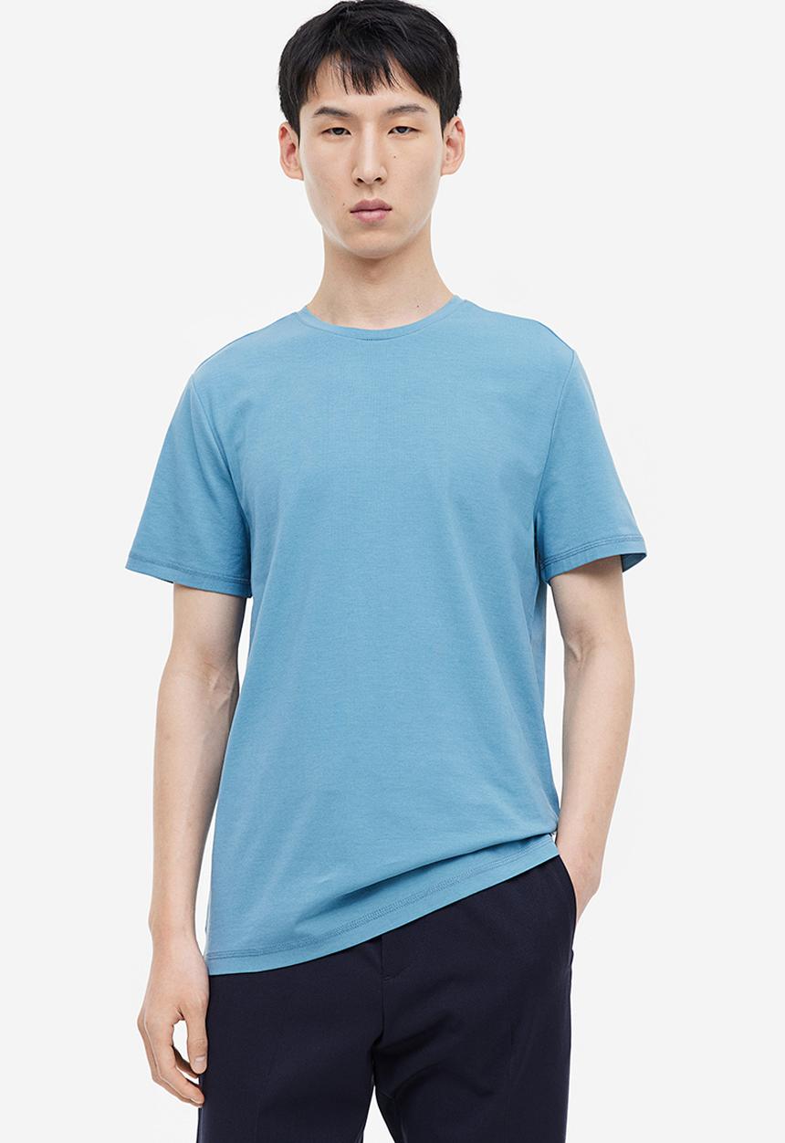 H&M - Coolmax® slim fit T-shirt - blue