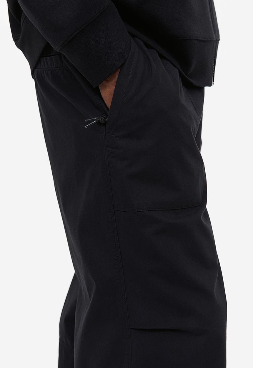 H&M - Loose fit cotton joggers - black