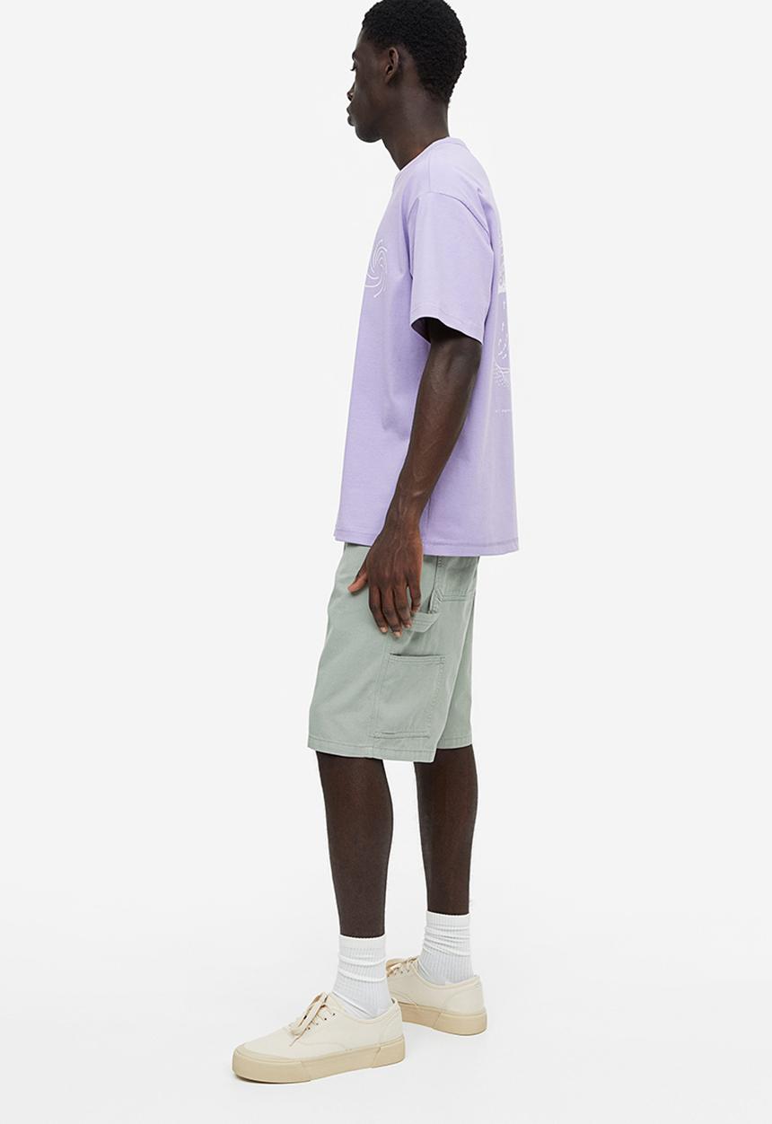 H&M - Coolmax® relaxed fit T-shirt - purple 