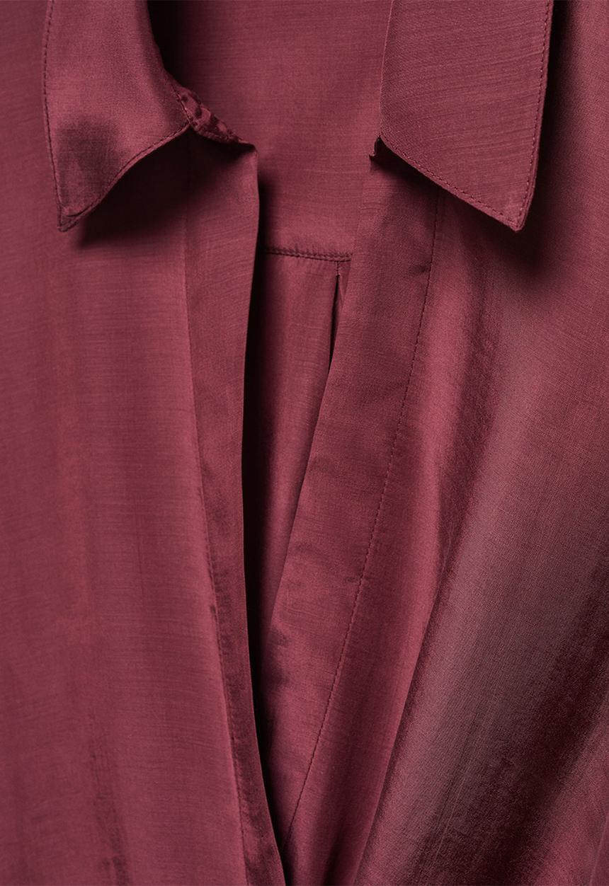 MANGO - Blouse teo - dark red