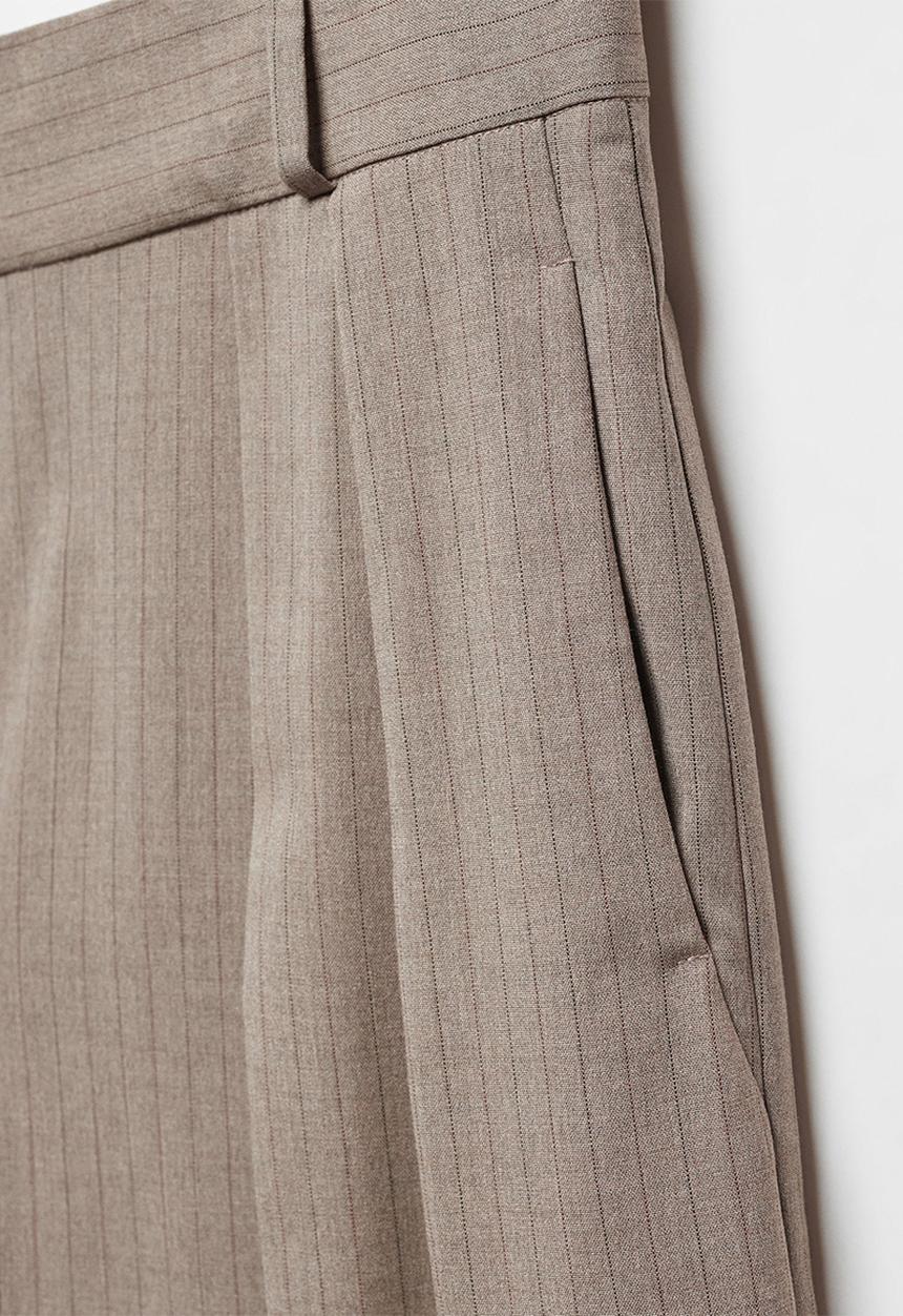 MANGO - Trousers victoria - medium brown