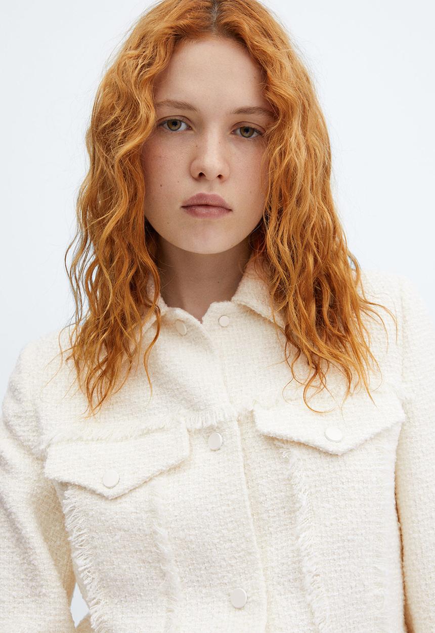 MANGO - Jacket adaya - light beige