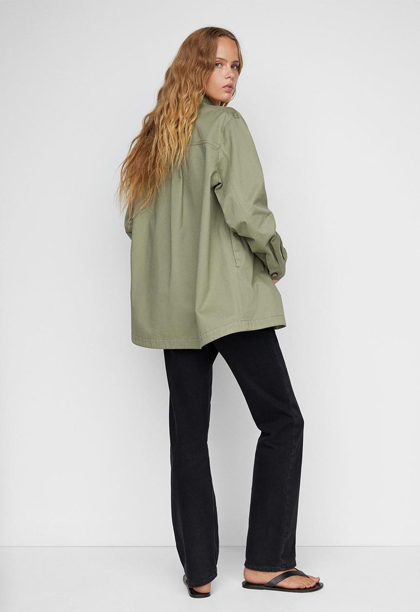 MANGO - Overshirt safari - beige/khaki