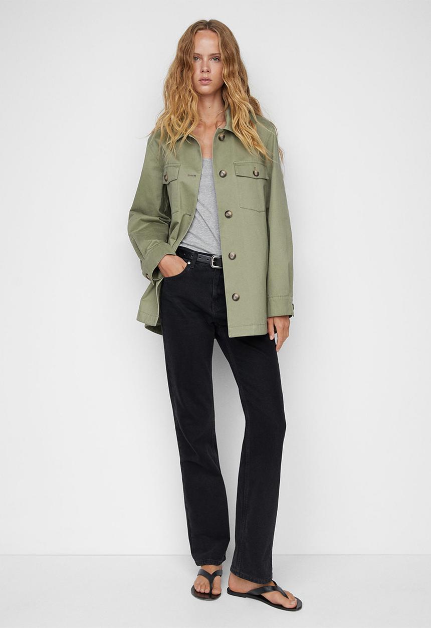 MANGO - Overshirt safari - beige/khaki