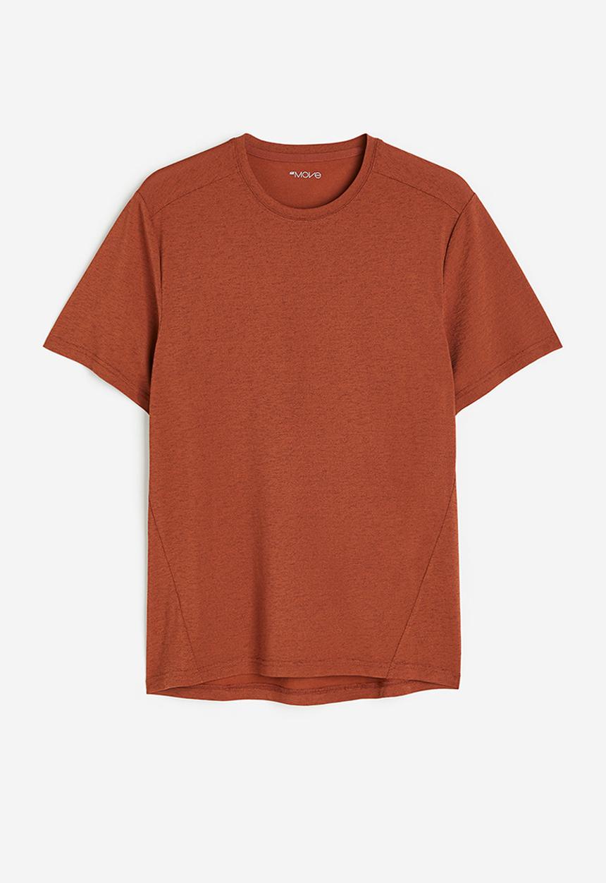 H&M - Drymove™ sports top - light brown