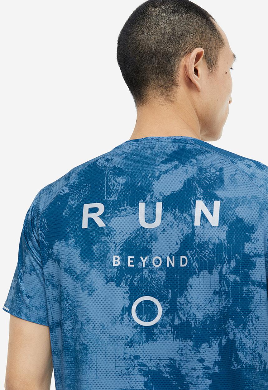 H&M - Drymove™ running top - blue patterned
