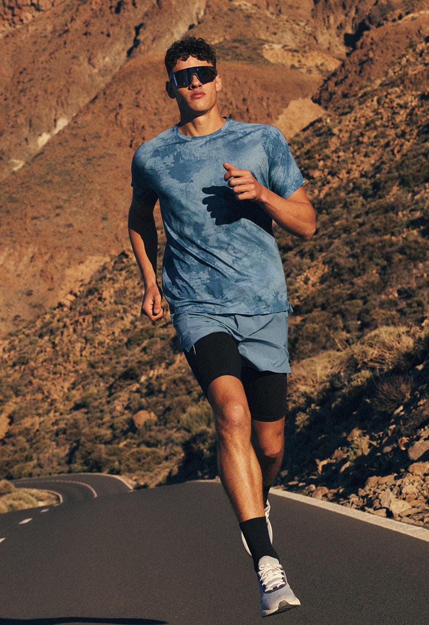 H&M - Drymove™ running top - blue patterned