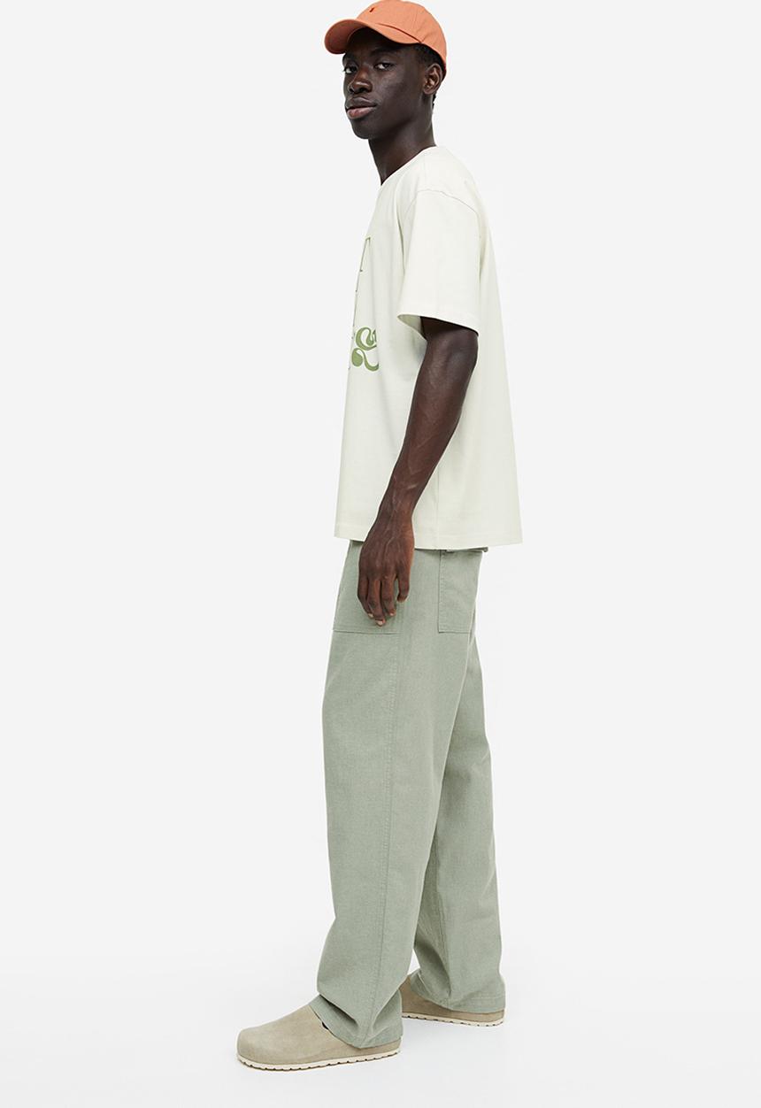 H&M - Coolmax® relaxed fit T-shirt - white trust the process