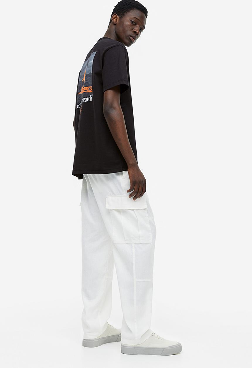 H&M - Coolmax® relaxed fit T-shirt - black geothermal research