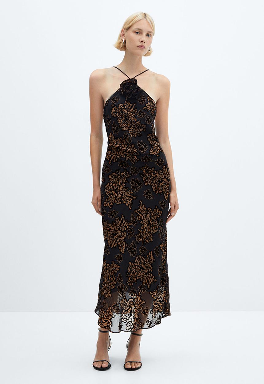 MANGO - Dress christy - black