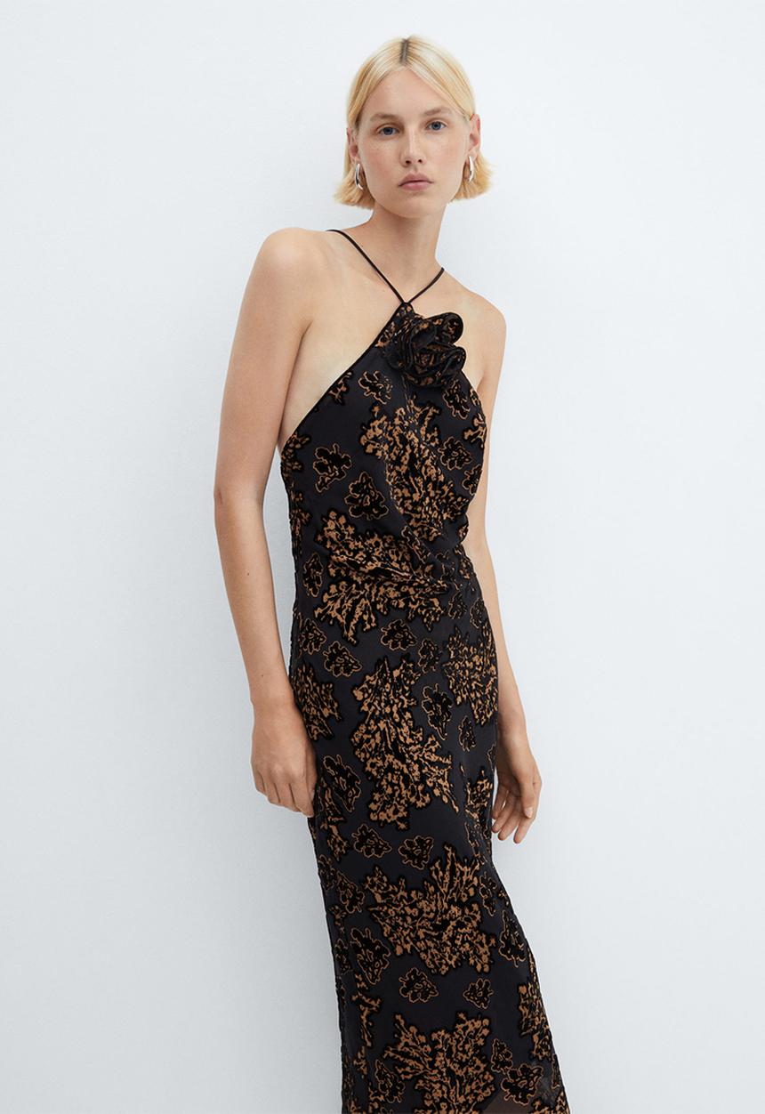 MANGO - Dress christy - black