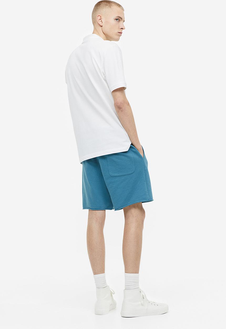 H&M - Regular fit sweatshorts - turquoise