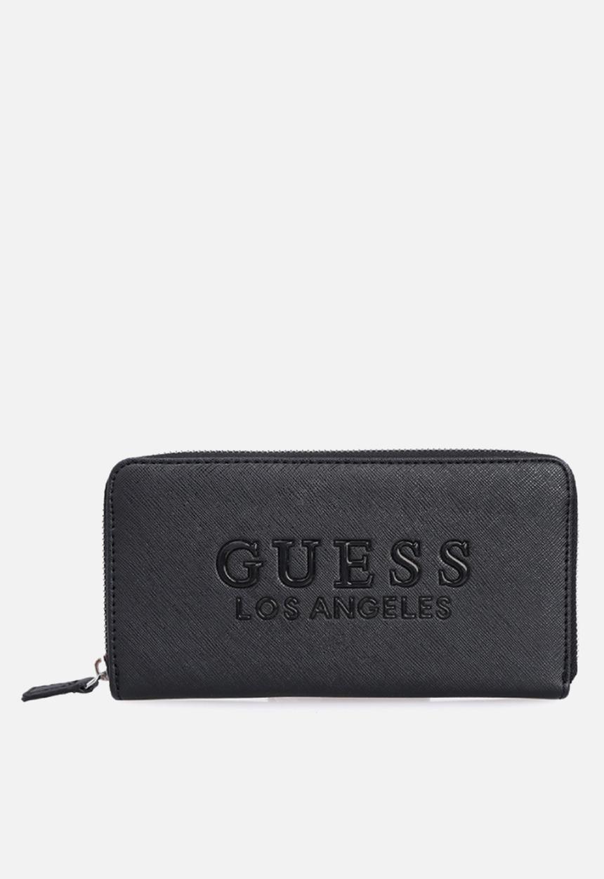 GUESS - Slg roxberry slg medium zip around - black