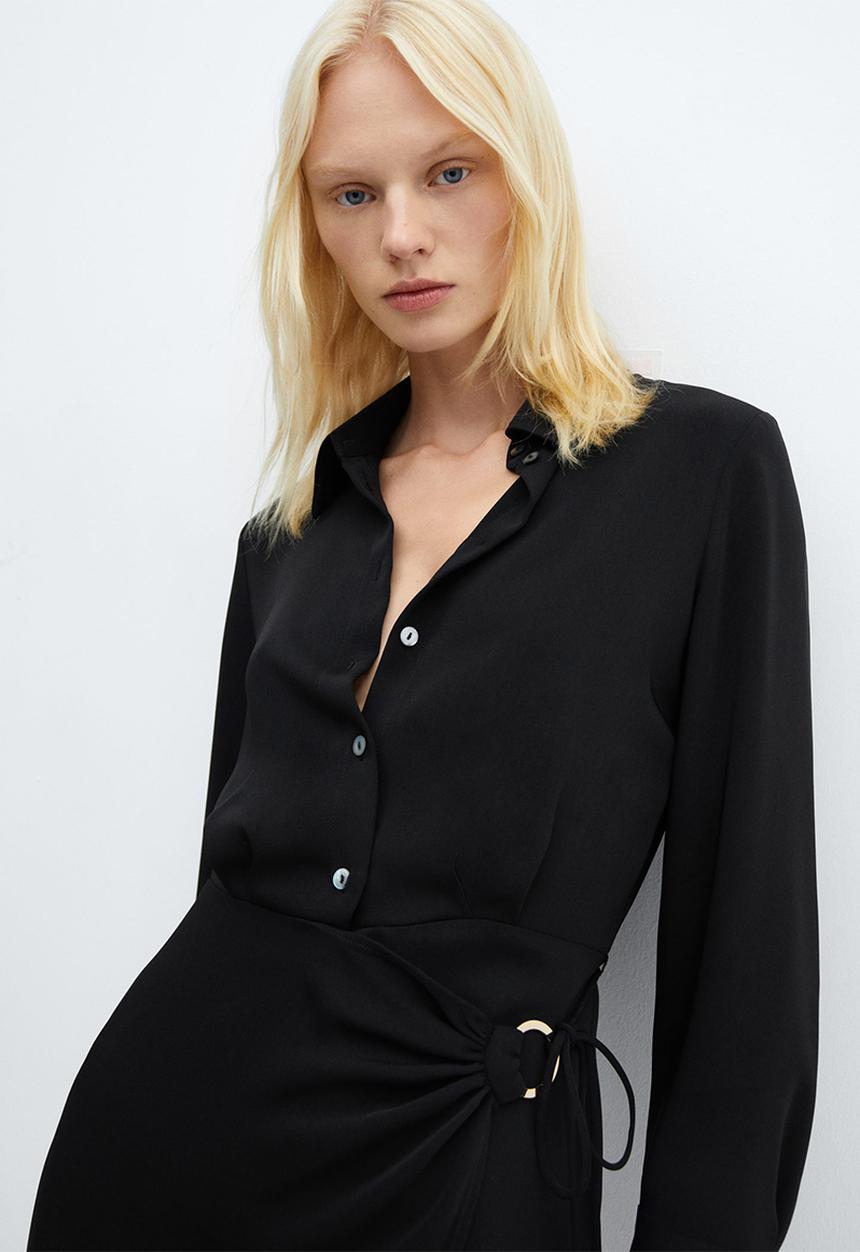 MANGO - Dress bela - black