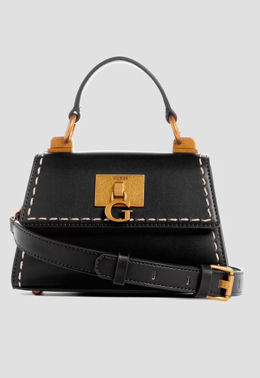 GUESS - Stephi mini crossbody flap - black