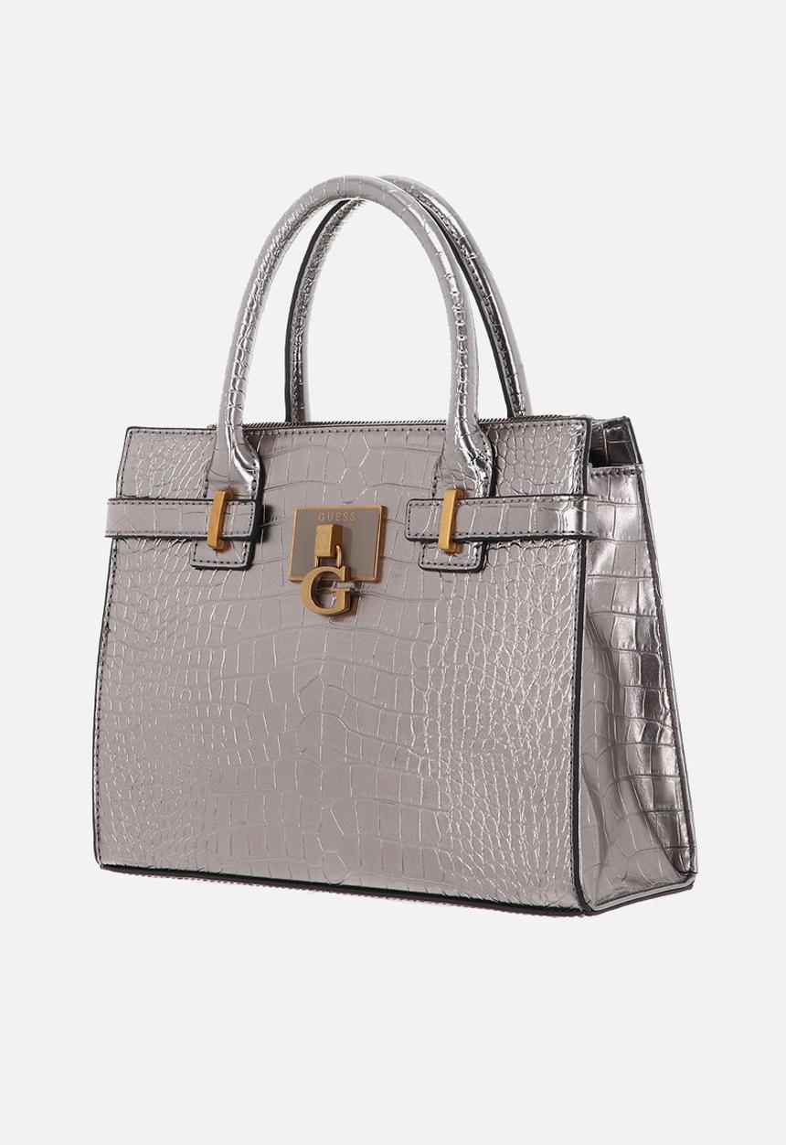 GUESS - Tabata society satchel - pewter