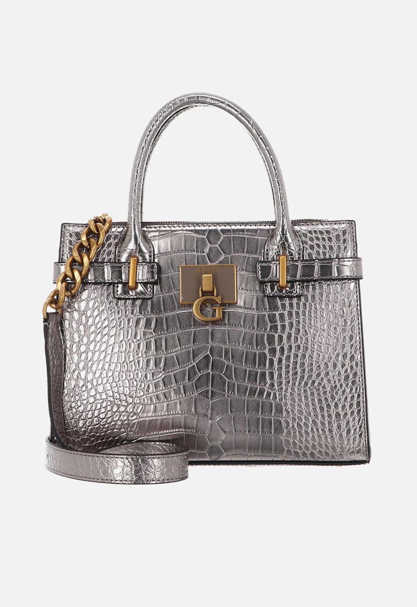 GUESS - Tabata society satchel - pewter