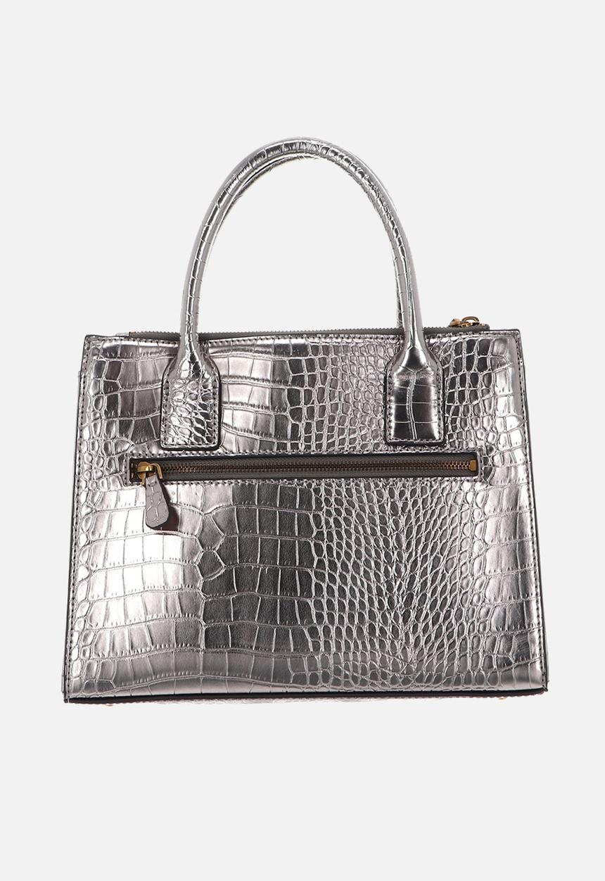 GUESS - Tabata society satchel - pewter