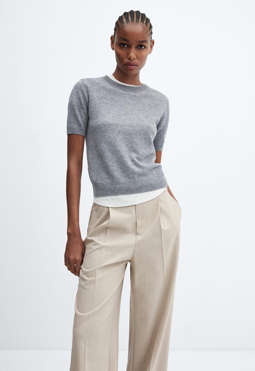 MANGO - Trousers ares - light beige