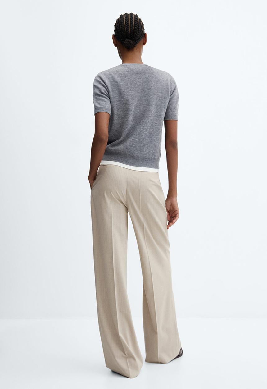 MANGO - Trousers ares - light beige