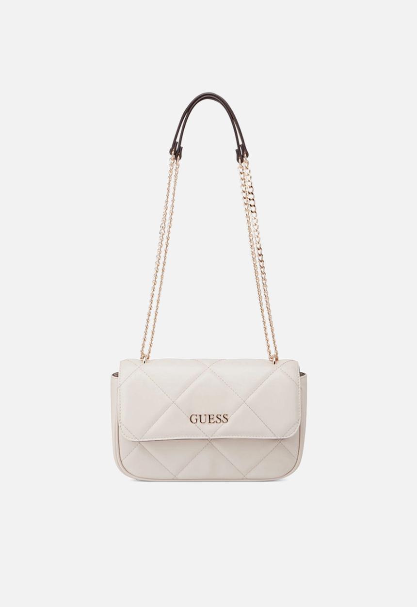 GUESS - Ahb quincey crossbody flap - stone