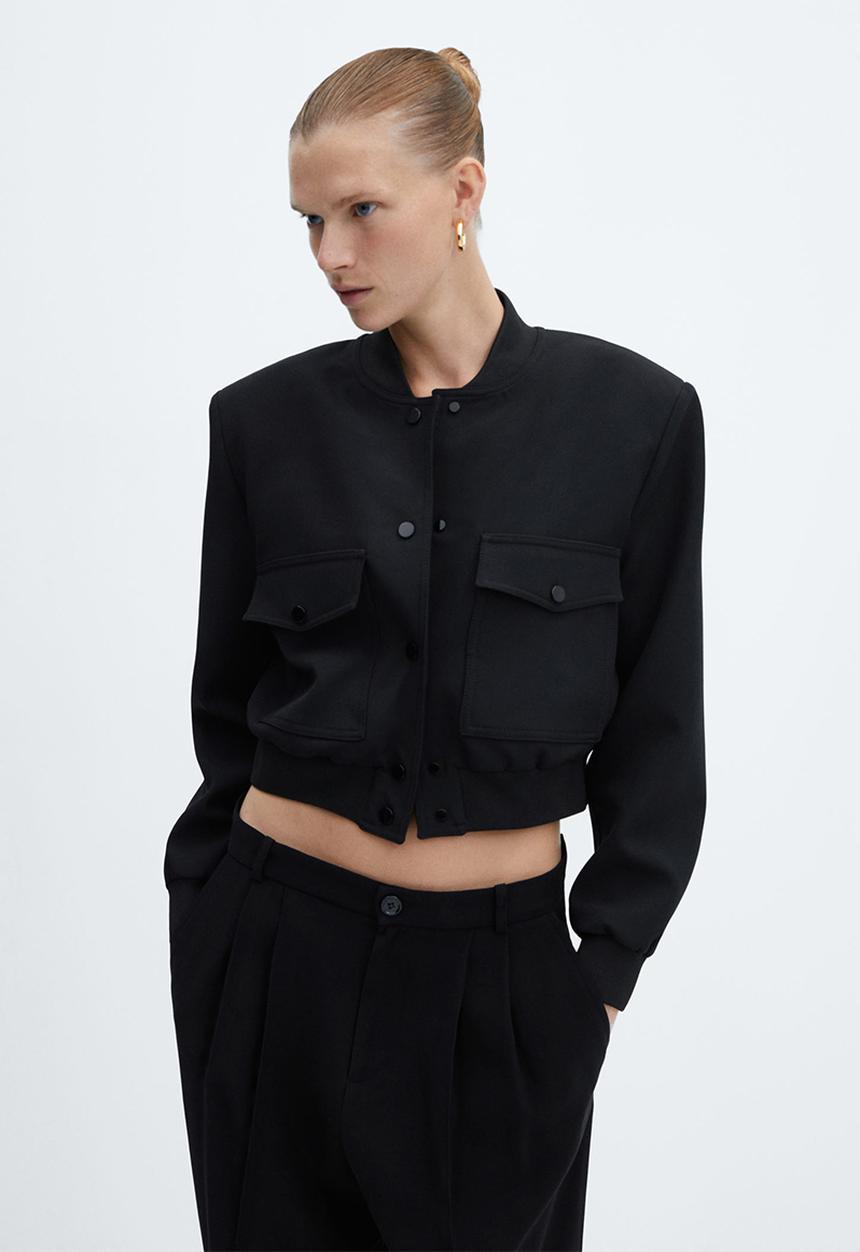 MANGO - Jacket wonder - black