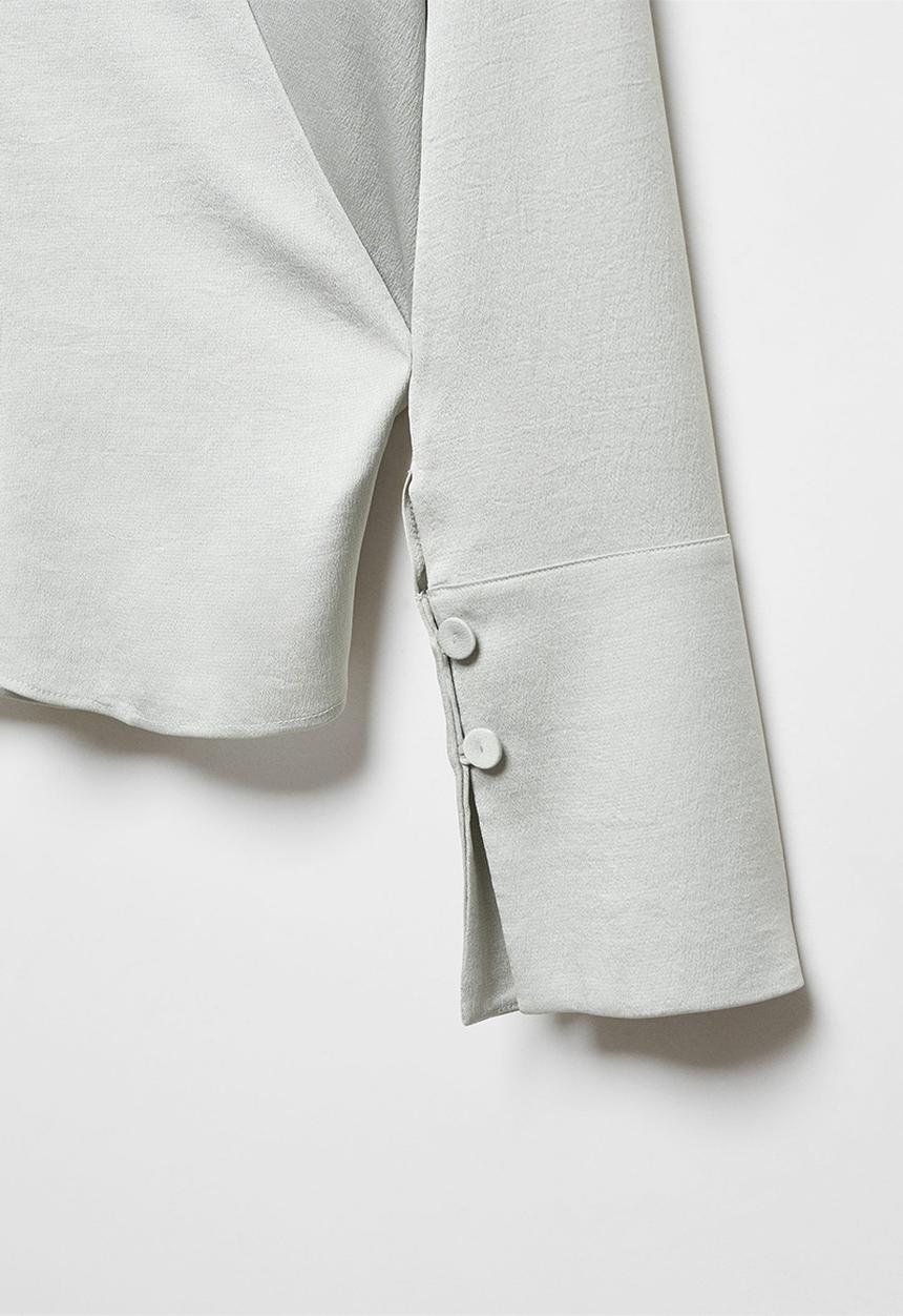 MANGO - Shirt molina - silver
