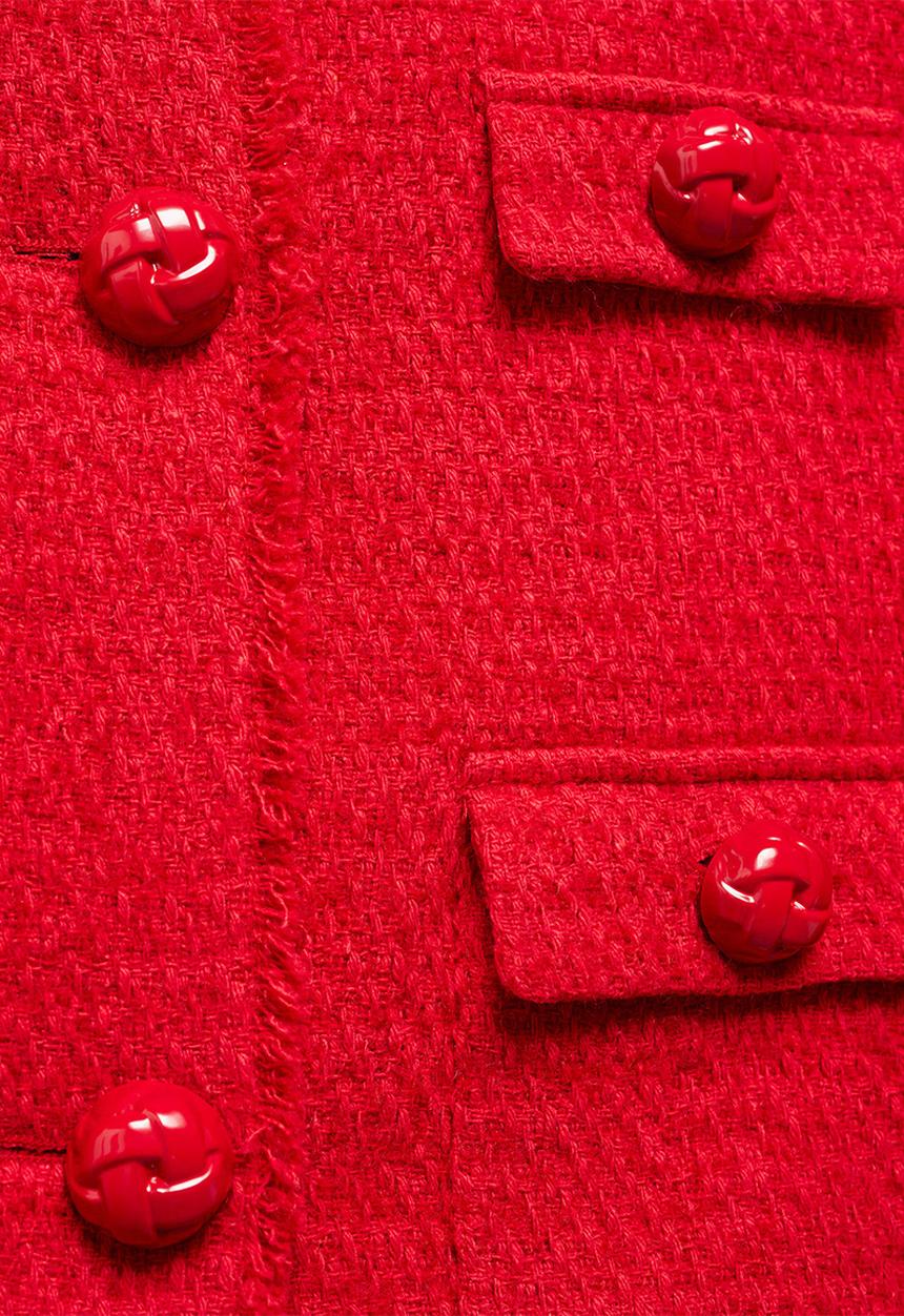 MANGO - Jacket wintour - red