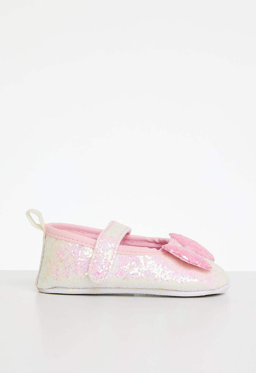 Pop Candy - Bowknot glitter pumps - pink