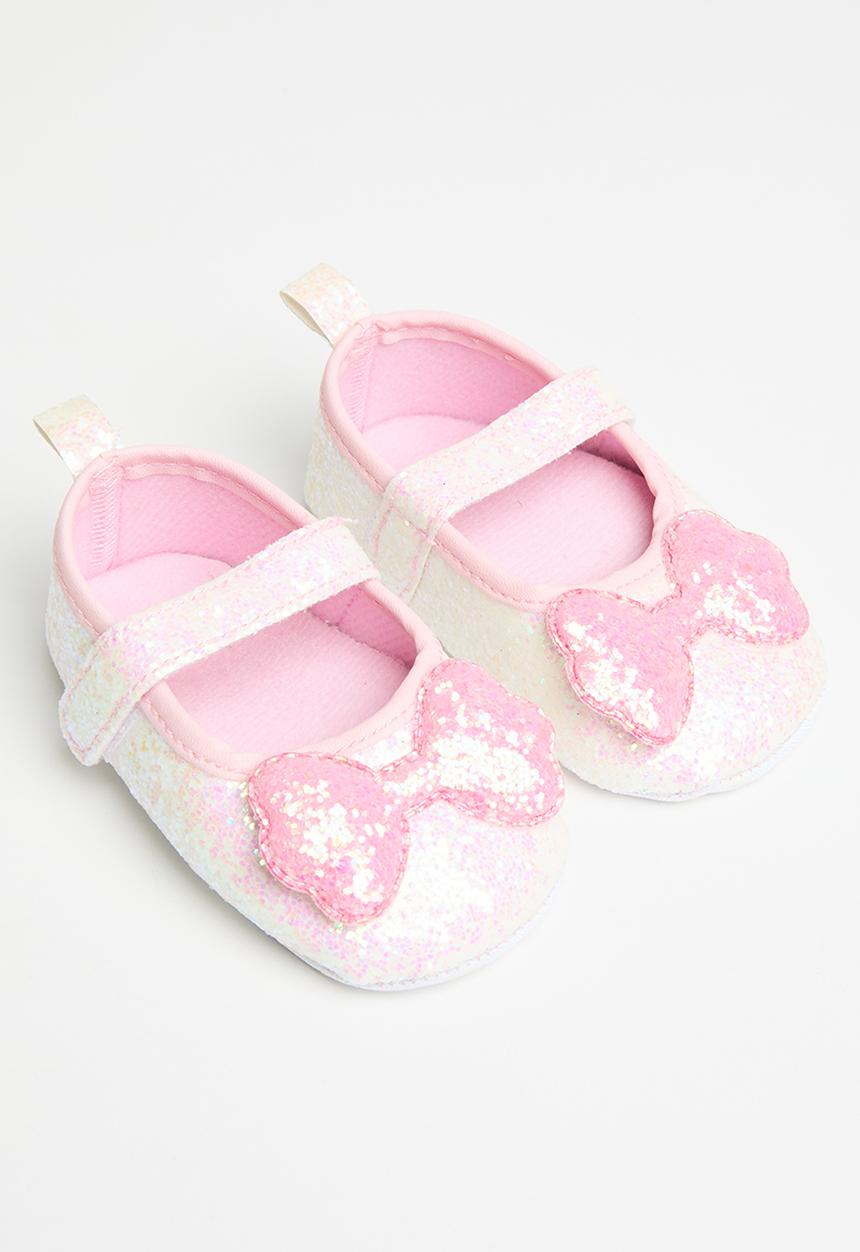 Pop Candy - Bowknot glitter pumps - pink