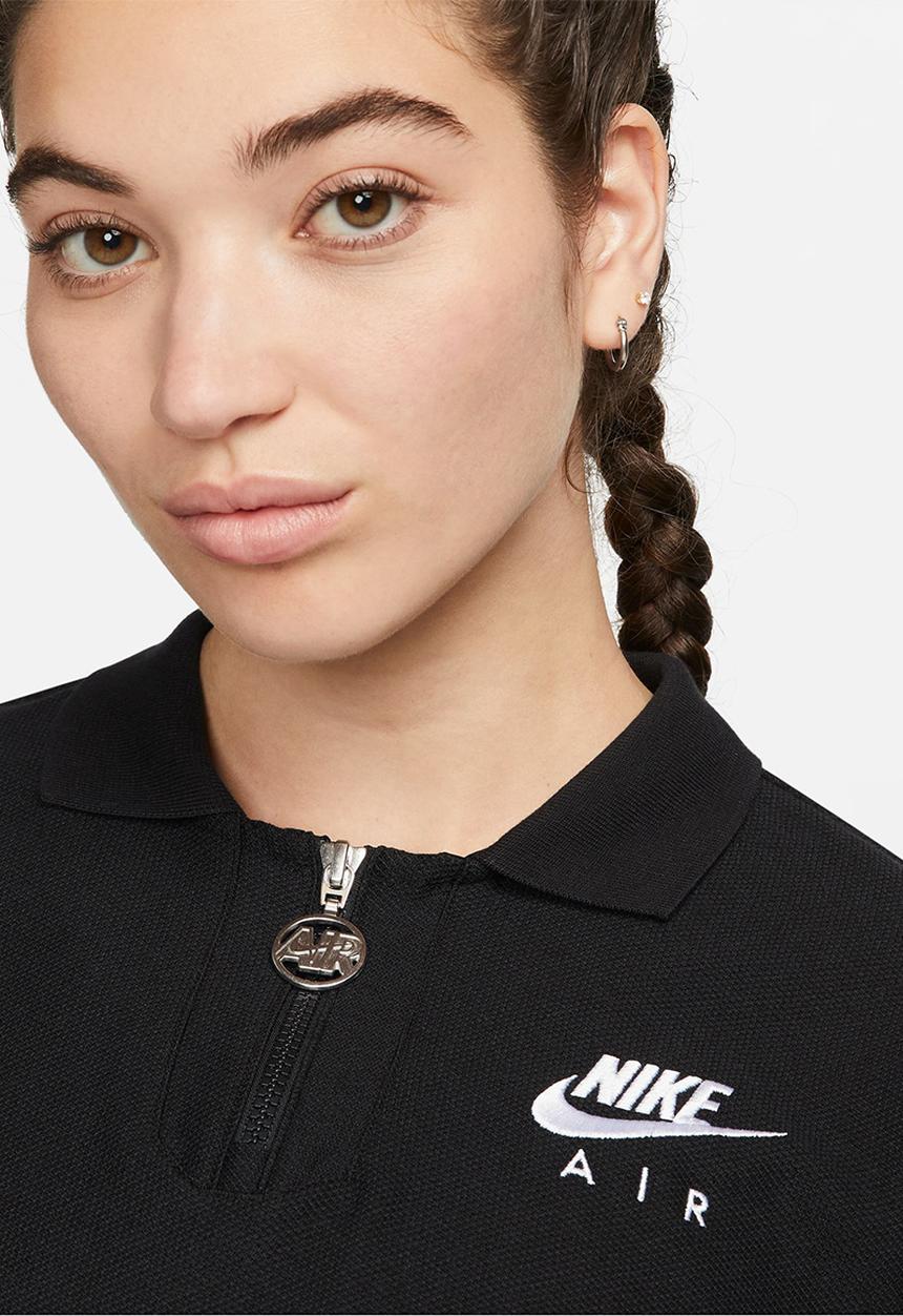 Nike - W nsw air pique polo - black/white
