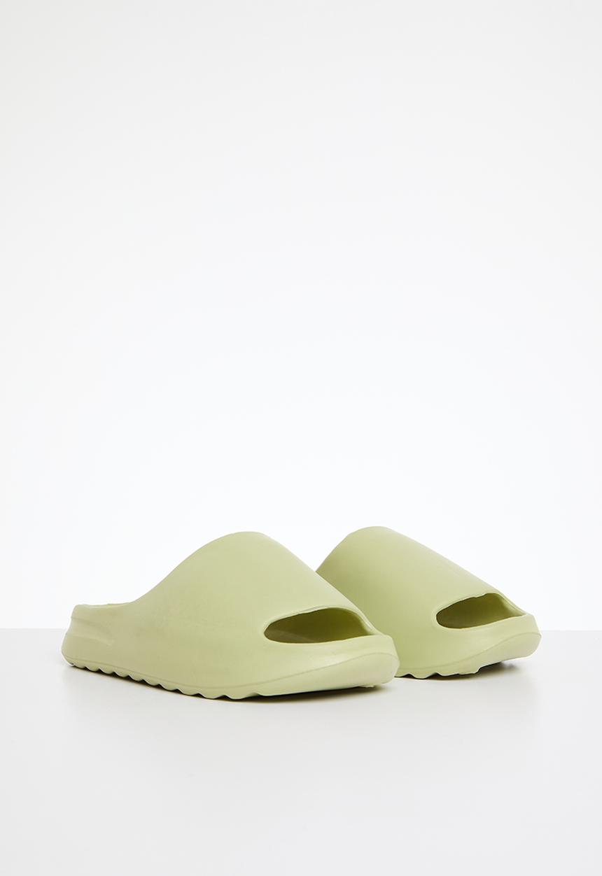 Pop Candy -  slider sandals - green