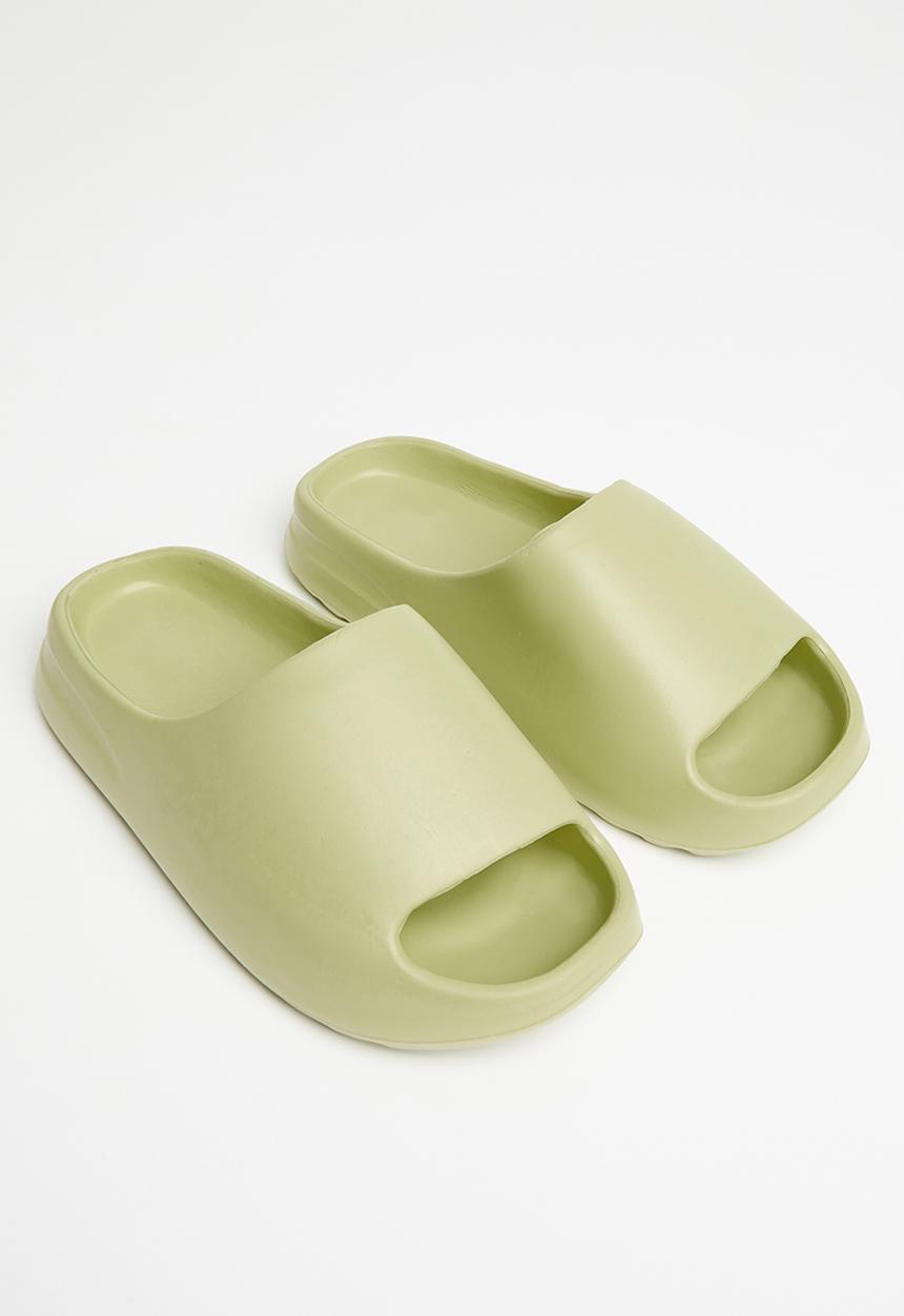 Pop Candy -  slider sandals - green