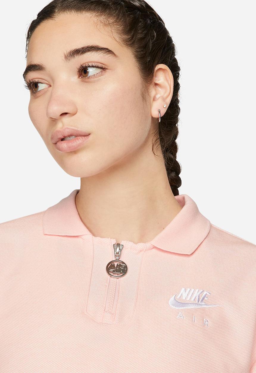 Nike - W Nsw Air Pique Polo - Atmsph/White