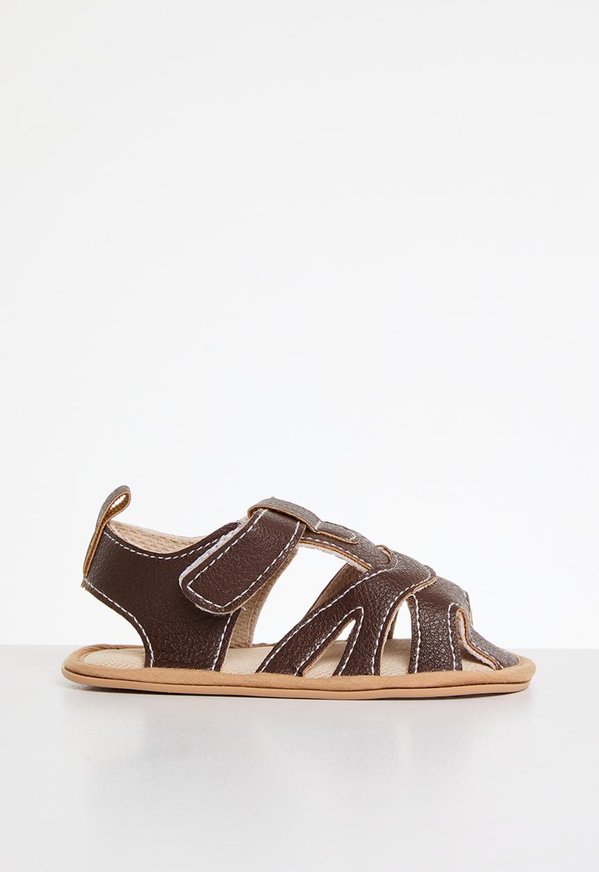 Pop Candy - Baby closed to sandals - brown