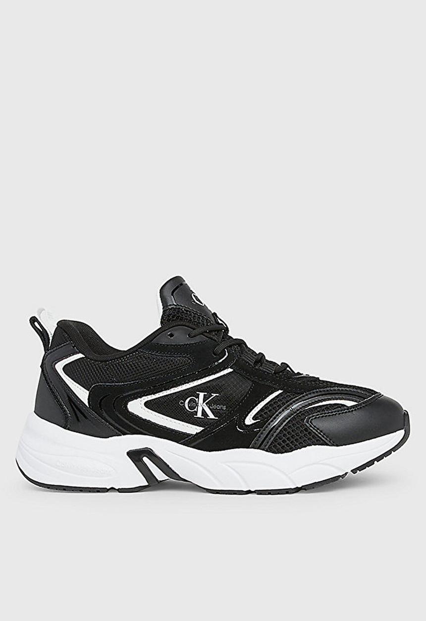Calvin Klein - Retro tennis su-mesh wn - black/bright white