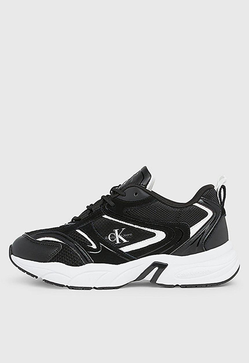 Calvin Klein - Retro tennis su-mesh wn - black/bright white
