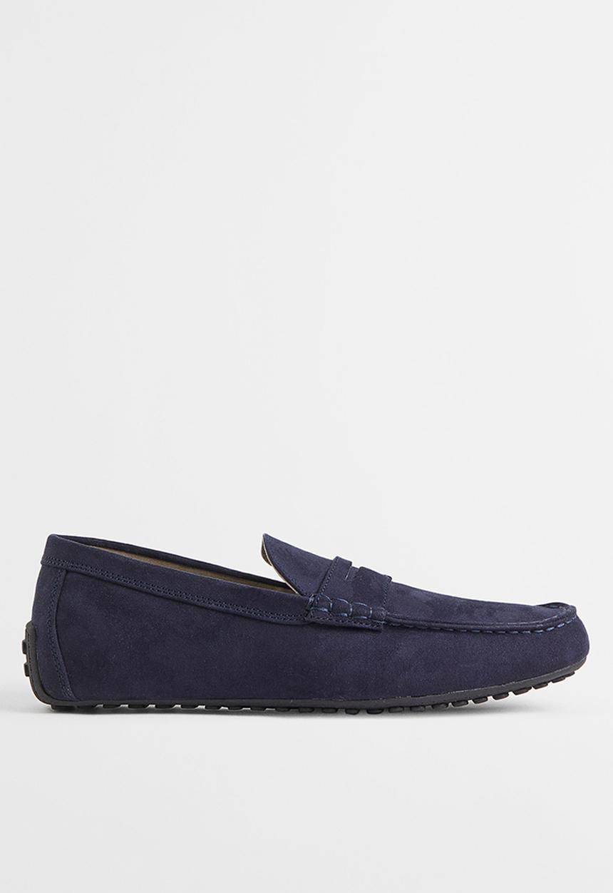 H&M - Imitation suede driving shoes - dark blue