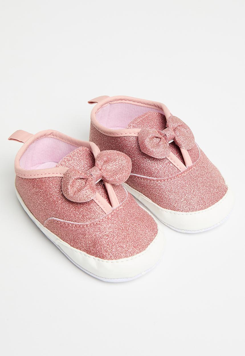 Pop Candy - Bowknot glitter sneakers - pink
