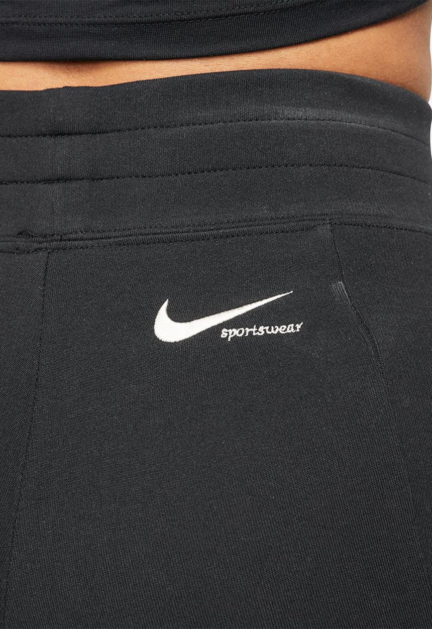 Nike - W Nsw Clcctn Slit Hem Pant - Black/Guava Ice