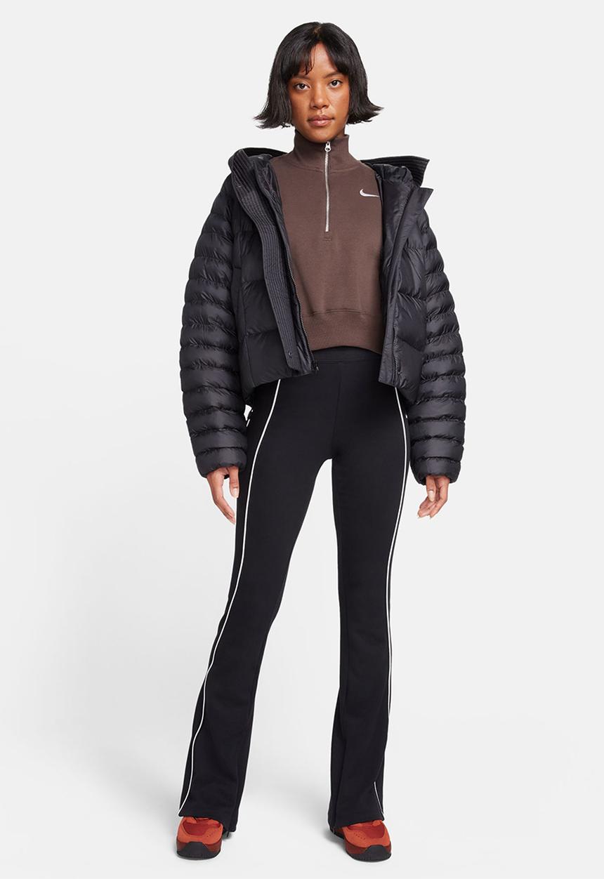 Nike - W Nsw Clcctn Slit Hem Pant - Black/Guava Ice